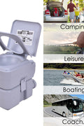 NEW 5 GALLON 20L PORTABLE TO“5-gallon portable camping toilet with detachable tank”

“Gray and purple travel toilet for indoor and outdoor use”

“Compact portable toilet setup with flush handle and waste container”

“20L outdoor toilet with carry handle for RV and camping”

“Leak-proof portable toilet with sealing valve for odor control”ILET TRAVEL TOILET OUTDOOR INDOOR - with | Sold by Uncle Wiener's Wholesale