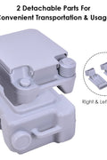 “5-gallon portable camping toilet with detachable tank”

“Gray and purple travel toilet for indoor and outdoor use”

“Compact portable toilet setup with flush handle and waste container”

“20L outdoor toilet with carry handle for RV and camping”

“Leak-proof portable toilet with sealing valve for odor control”