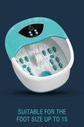 New 5 - in - 1 Foot Spa and Bath Massager with Heat – Stress Relief, Bubbles, Vibration, and Massage Rollers | Model 1224FS - with | Sold by Uncle Wiener's Wholesale