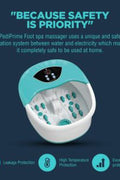 New 5 - in - 1 Foot Spa and Bath Massager with Heat – Stress Relief, Bubbles, Vibration, and Massage Rollers | Model 1224FS - with | Sold by Uncle Wiener's Wholesale