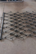 5 x 8 Foot ATV Drag Harrow DH155 – Tow-Behind Driveway and Field Rake for UTV or Tractor with Spike and Leveling Drag Mat