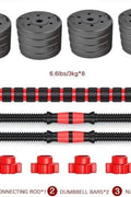 50 kg adjustable dumbbell set with barbell connector and spinlocks

adjustable iron sand dumbbells with PE casing for home gym

convertible dumbbell to barbell set with ergonomic grip rods

complete home gym weight set for strength training S1225
