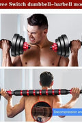 50 kg adjustable dumbbell set with barbell connector and spinlocks

adjustable iron sand dumbbells with PE casing for home gym

convertible dumbbell to barbell set with ergonomic grip rods

complete home gym weight set for strength training S1225
