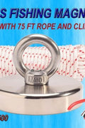 NEW 500 LBS NEODYMIUM FISHING MAGNET KIT - with | Sold by Uncle Wiener's Wholesale