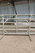 6-Bar 5 FT × 12 FT Steel Farm Gate with Powder-Coated Finish – Cattle Fence Panel