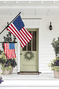 “6 FT stainless steel flag pole with wall mount bracket”

“Complete outdoor flag mounting kit with clips and carabiners”

“Durable flagpole kit with adjustable bracket and hardware”