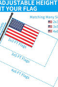“6 FT stainless steel flag pole with wall mount bracket”

“Complete outdoor flag mounting kit with clips and carabiners”

“Durable flagpole kit with adjustable bracket and hardware”