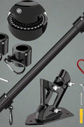 “6 FT stainless steel flag pole with wall mount bracket”

“Complete outdoor flag mounting kit with clips and carabiners”

“Durable flagpole kit with adjustable bracket and hardware”