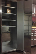 6 FT stainless steel lockable storage cabinet with shelves

Industrial garage cabinet with anti-fingerprint finish

Interior view of adjustable shelf stainless steel cabinet

Workshop steel cabinet with secure locking doors

Commercial metal storage cabinet for tools and supplies