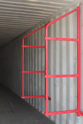 Heavy-Duty 6-Piece Metal Sea Container Shelving Kit

Industrial Rack Kit for Storage Containers and Garages

Heavy Load Metal Storage Shelves Installed in Container

Durable Red Metal Shelves for Shipping Containers

Complete Container Rack and Shelf Kit 6175491