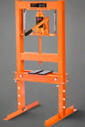 6-Ton H-Frame Hydraulic Shop Floor Press – Heavy-Duty Steel Frame with Safety Relief Valve for Garage and Workshop