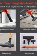 600W Compact Vacuum Cleaner with HEPA Filter – Full View

Bagless Multi-Surface Vacuum for Carpets, Rugs & Hard Floors

Lightweight Vacuum Cleaner with Attachments

Dust Container and HEPA Filter Components

Vacuum Packaging and Accessories Overview

Easy-to-Store Compact Vacuum for Small Spaces

High Suction Cyclonic HEPA Vacuum Close-Up
