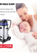 New 60L Wet & Dry Vacuum Cleaner – Heavy Duty Stainless Steel Shop Vac for Industrial & Commercial Use V5060L - with | Sold by Uncle Wiener's Wholesale