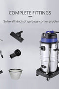 New 60L Wet & Dry Vacuum Cleaner – Heavy Duty Stainless Steel Shop Vac for Industrial & Commercial Use V5060L - with | Sold by Uncle Wiener's Wholesale