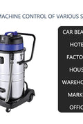 New 60L Wet & Dry Vacuum Cleaner – Heavy Duty Stainless Steel Shop Vac for Industrial & Commercial Use V5060L - with | Sold by Uncle Wiener's Wholesale
