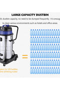 New 60L Wet & Dry Vacuum Cleaner – Heavy Duty Stainless Steel Shop Vac for Industrial & Commercial Use V5060L - with | Sold by Uncle Wiener's Wholesale