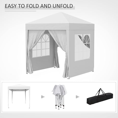 “Pop-up canopy tent with sidewalls for outdoor events”

“Removable sidewall panel of 6.6x6.6 FT tent”

“Close-up of waterproof fabric and window panel”

“Tent set up in a backyard party environment”

“Folded pop-up tent for easy storage and transport”

