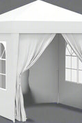 “Pop-up canopy tent with sidewalls for outdoor events”

“Removable sidewall panel of 6.6x6.6 FT tent”

“Close-up of waterproof fabric and window panel”

“Tent set up in a backyard party environment”

“Folded pop-up tent for easy storage and transport”

