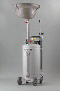 70L air-operated waste oil extractor with adjustable funnel
Portable oil drain tank on wheels with suction kit HC2185
Heavy-duty waste oil cart for automotive repair