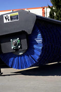 72" Hydraulic Skid Steer Angle Broom on Pavement
Side View of Skid Steer Sweeper with Steel Bristles
Heavy-Duty Skid Steer Snow and Dirt Broom Attachment
Close-up of SBA72RB2 Bristle Set on Angle Broom
Mounted Skid Steer Broom in Outdoor Worksite