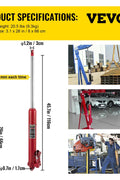 8-Ton Long Ram Hydraulic Jack – Full Side View in Red
Hydraulic Long Ram Jack – Pump Handle and Cylinder Detail
Heavy-Duty 8 Ton Jack – Top Cap and Piston Close-Up
Red Steel Long Ram Jack – Mounted on Engine Hoist Setup
Shop Crane Hydraulic Jack – Long Stroke Adjustment View