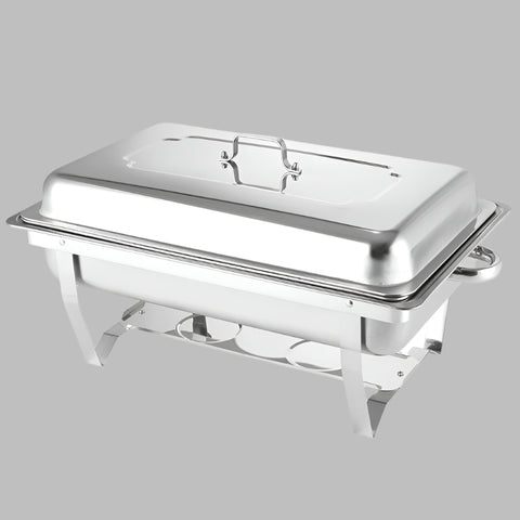 9L Stainless Steel Chafing Dish Set for Catering and Events – Complete Buffet Chafer with Lid and Fuel Holders