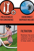 “Bestway Flowclear Sand Filter Pool Pump with Hoses – 3000 GPH”

“Above-ground pool sand filtration system by Bestway”

“Model 58500 sand filter with pressure gauge”

“Flowclear 2200 GPH pump system for pools”

“6-position valve Bestway sand filter system”
