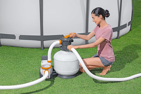 “Bestway Flowclear Sand Filter Pool Pump with Hoses – 3000 GPH”

“Above-ground pool sand filtration system by Bestway”

“Model 58500 sand filter with pressure gauge”

“Flowclear 2200 GPH pump system for pools”

“6-position valve Bestway sand filter system”