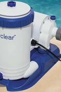 Bestway Flowclear 1500 GPH Pool Filter Pump front view
Bestway 58390 pump for above-ground pools
Bestway filter pump 1500 gallons per hour