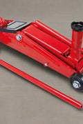 Big Red 3-Ton SUV Trolley Jack – Full View with Extended Saddle
Extended Height Hydraulic Jack – Front Angle in Red Steel Frame
Big Red SUV Jack – Adjustable Saddle Height Demo
T83006XB Floor Jack – Compact Storage with Handle and Wheels