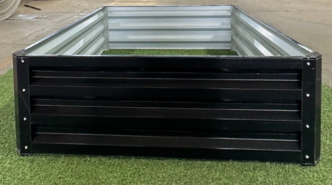Modern Black Steel Raised Garden Bed for Vegetables and Flowers

Durable Rectangle Outdoor Planter with Rust-Resistant Coating

Heavy-Duty Black Steel Garden Bed for Backyard Growing