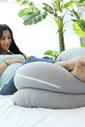 New C - Shaped Pregnancy Pillow – Memory Foam Full Body Maternity Support Pillow 74BPL - with | Sold by Uncle Wiener's Wholesale
