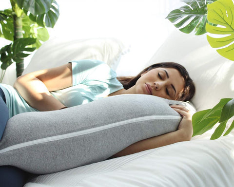 New C - Shaped Pregnancy Pillow – Memory Foam Full Body Maternity Support Pillow 74BPL - with | Sold by Uncle Wiener's Wholesale