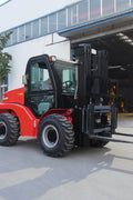 CanLift All-Terrain Forklift parked outside a building
Side view of CanLift Mini Wheel Loader on construction site
CanLift 4WD Diesel Forklift with red and black exterior