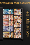 New Cash Register Safe Drawer with Key Lock – Secure Steel Till for Retail & POS Use | 2504091 - with | Sold by Uncle Wiener's Wholesale