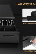 New Cash Register Safe Drawer with Key Lock – Secure Steel Till for Retail & POS Use | 2504091 - with | Sold by Uncle Wiener's Wholesale