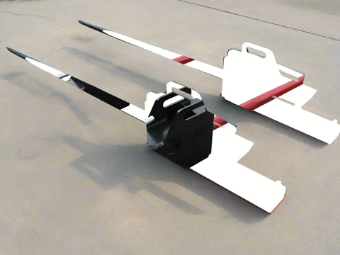 CLAMP ON BUCKET BALE FORK SPEAR - SKID STEER ATTACHMENT with | Sold by Uncle Wiener's Wholesale