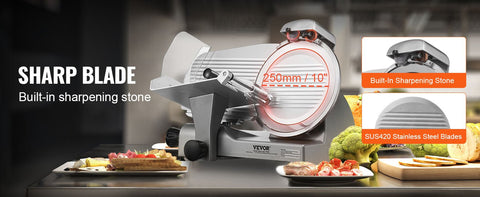 Durable SUS420 stainless steel blade for commercial deli slicer