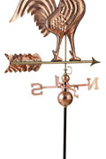NEW Copper Weathervane Rooster & Roof Mount WV900 – Polished 3D Outdoor Weather Vane - with | Sold by Uncle Wiener's Wholesale