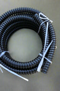 3/4 inch flexible corrugated pond tubing hose – 20 foot black PVC line for pumps and water features
