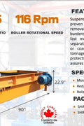 Cross Belt Magnetic Conveyor Separator – Industrial Iron Removal System – SKU SM663206E