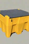500L yellow diesel fuel tank with lockable cap and hose

Fuel transfer tank with 12V pump and nozzle

Portable polyethylene diesel tank for industrial use

Yellow fuel tank with transfer system and fittings