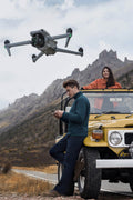 DJI Air 3 drone with dual camera system
DJI Air 3 Fly More Combo full package
DJI RC 2 controller included in the bundle
DJI Air 3 drone in flight with scenic background
