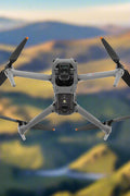 DJI Air 3 drone with dual camera system
DJI Air 3 Fly More Combo full package
DJI RC 2 controller included in the bundle
DJI Air 3 drone in flight with scenic background