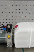 “12V double acting hydraulic pump with 8 quart reservoir”

“Trailer lift hydraulic power unit with remote pendant”

“Heavy-duty hydraulic hoist pump – 6 quart tank variant”