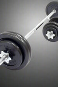 110 lb adjustable dumbbell and barbell set with plastic storage box

Spinlock dumbbell and barbell kit for home gym strength training

Full dumbbell and barbell setup with weight plates and connector bar

Home gym weight set with interchangeable dumbbell and barbell configuration
