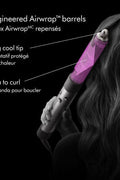 Airwrap curling barrel for long hair – no heat styling tool