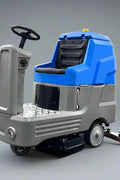Blue electric ride-on floor scrubber with 40-inch sweeper

B30C70S ride-on industrial sweeper for large areas

Side view of electric 40" floor cleaning machine

Commercial-grade ride-on floor scrubber in blue

Warehouse ride-on sweeper cleaner – 40” wide

