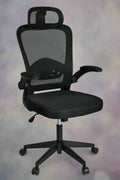 ergonomic office chair, mesh desk chair, adjustable office chair, lumbar support chair, black mesh chair, high-back office chair, computer chair, swivel mesh chair, breathable office chair
