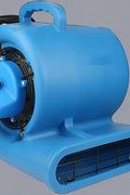 Floor dryer fan with wheels and handle

High-velocity air mover for job sites

Blue industrial carpet dryer fan in use

Heavy-duty blower fan for water damage

Portable air mover fan on wheels
